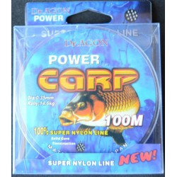 Рибальська волосінь DrAGON Power Carp, 100м. , перетин 0,35 мм